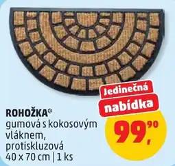 Penny Market Rohožka gumová s kokosovým vláknem, protiskluzová nabídka