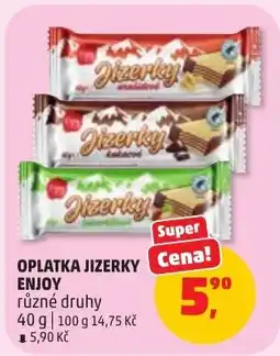 Penny Market Oplatka Jizerky Enjoy nabídka