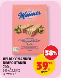 Penny Market Manner oplatky neapolitaner nabídka