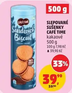 Penny Market Café Time slepované sušenky kakao nabídka