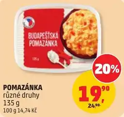 Penny Market Budapešťská pomazánka nabídka