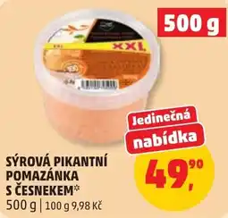 Penny Market Sýrová pikantní pomazánka s česnekem nabídka