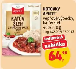 Penny Market Apetit katův šleh z vepřového masa ryže nabídka