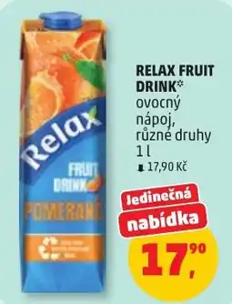 Penny Market Relax ovocný nápoj nabídka
