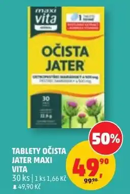 Penny Market Vita tablety očista jater nabídka