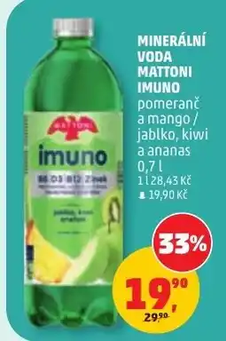 Penny Market Mattoni imuno pomeranč a mango / jablko, kiwi a ananas nabídka