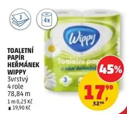Penny Market Wippy toaletní papír nabídka