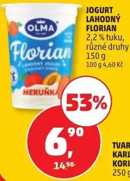 Penny Market Olma jogurt lahodný florían meruňka nabídka