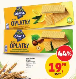 Penny Market Opavia zlaté oplatky s lískaříškovou, citronovou náplní nabídka