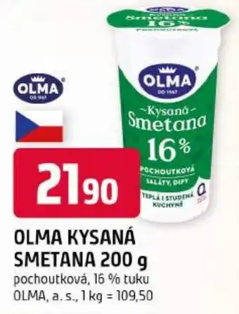 Olma kysaná smetana