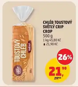 Penny Market Chléb toustový světlý Crip Crop nabídka