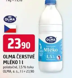 Trefa Olma čerstvé mléko 1 l nabídka