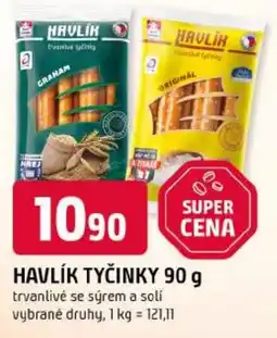 Trefa Havlík tyčinky nabídka