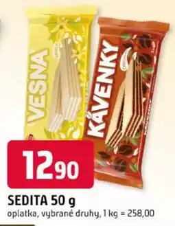 Trefa Sedita oplatka nabídka