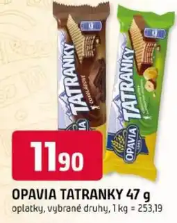 Trefa Opavia tatranky nabídka