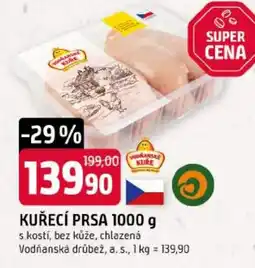 Trefa Vodňanské kuře kuřecí prsa nabídka