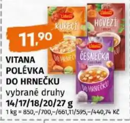 Trefa Vitana polévka do hrnečku nabídka