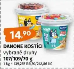 Trefa Danone kostiči vybrané druhy nabídka