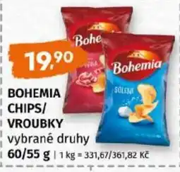Trefa Bohemia chips/vroubky nabídka