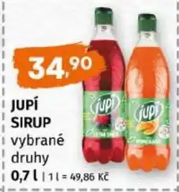 Trefa Jupí sirup vybrané druhy nabídka