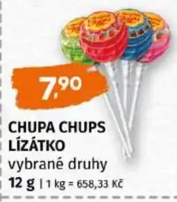 Trefa Chupa Chups lízátko vybrané druhy nabídka