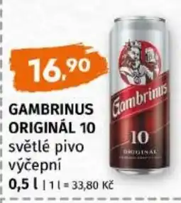 Trefa Gambrinus originál 10 nabídka