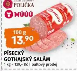 Trefa Múúú písecký gothajský salám nabídka
