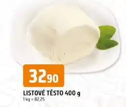 Trefa Listové těsto nabídka