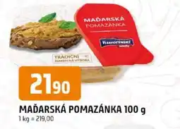 Trefa Vízavotýnské maďarská pomazánka nabídka
