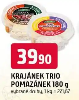 Trefa Krajánek trio pomazáněk nabídka