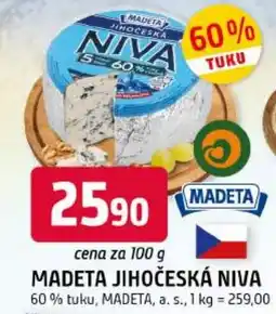 Trefa Madeta jihočeská niva nabídka