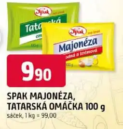 Trefa Spak majonéza, tatarská omáčka nabídka