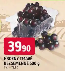 Trefa Hrozny tmavé bezsemenne nabídka