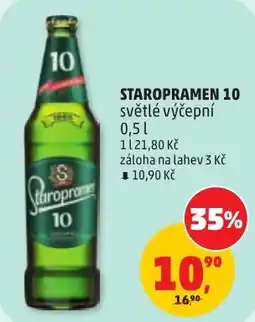 Penny Market Staropramen 10 světlé výčepní nabídka