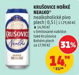 Penny Market Krušovice hořké nealko nabídka