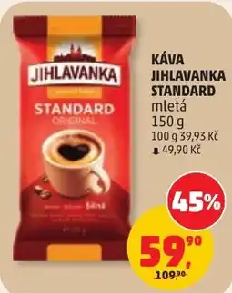 Penny Market Jihlavanka káva standard mletá nabídka