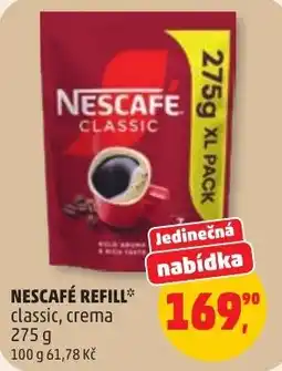 Penny Market Nescafe refill classic, crema nabídka