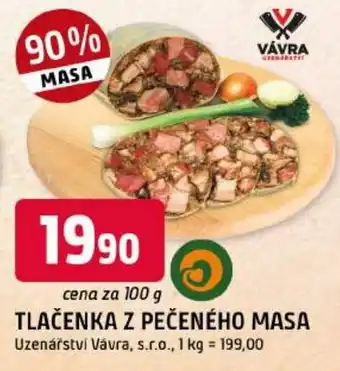 Tlačenka z pečeného masa