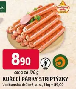 Trefa Vodňanské kuřecí párky striptýzky nabídka