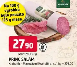 Trefa Krahlulík princ salám nabídka