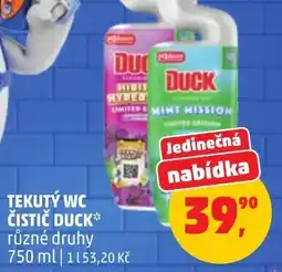 Penny Market Duck tekutý wc čistič nabídka