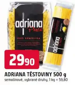 Trefa Adriana těstoviny nabídka