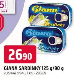 Trefa Giana sardinky nabídka