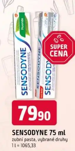 Trefa Sensodyne zubní pasta, vybrané druhy nabídka