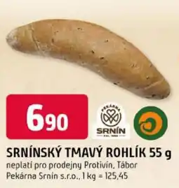 Trefa Srnínský tmavý rohlík nabídka