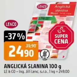 Trefa Le&co anglická slanina nabídka