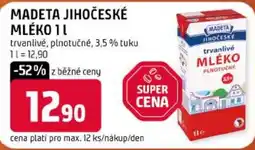 Trefa Madeta jihoceske mléko nabídka