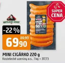 Trefa Kostelecké uzeniny mini cigárko nabídka