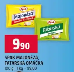 Terno Spak majonéza, tatarská omáčka nabídka