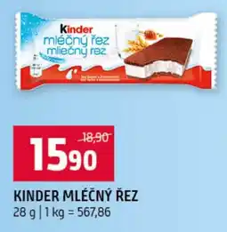 Terno Kinder mléčný řez nabídka